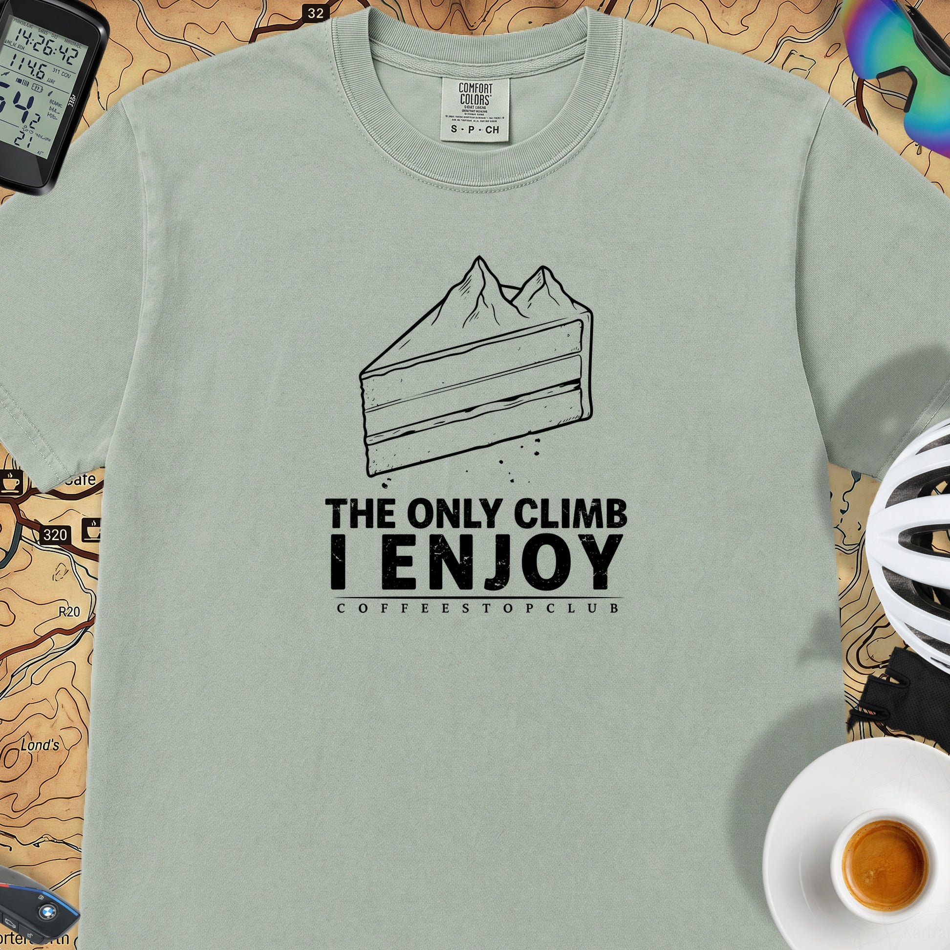 Only Climb Cycling T-Shirt — Bay