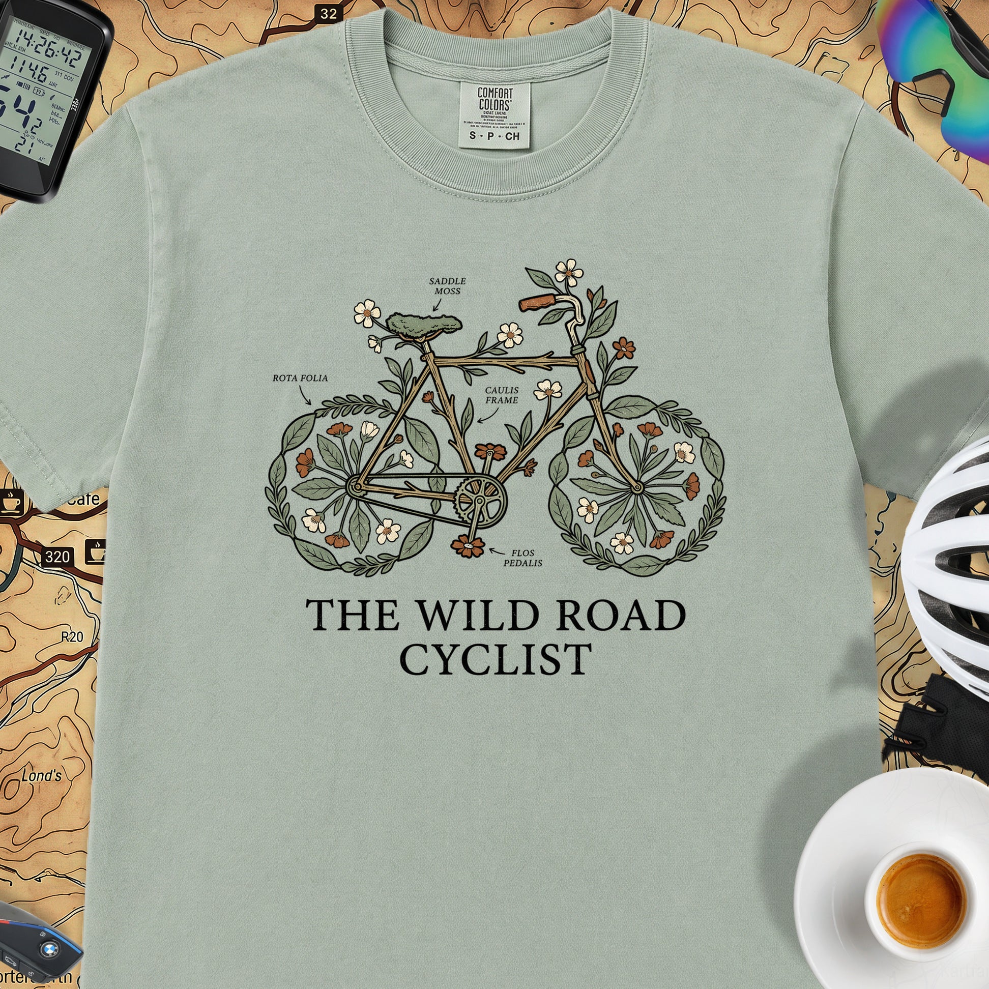 Wild Road Cyclist T-Shirt — Bay