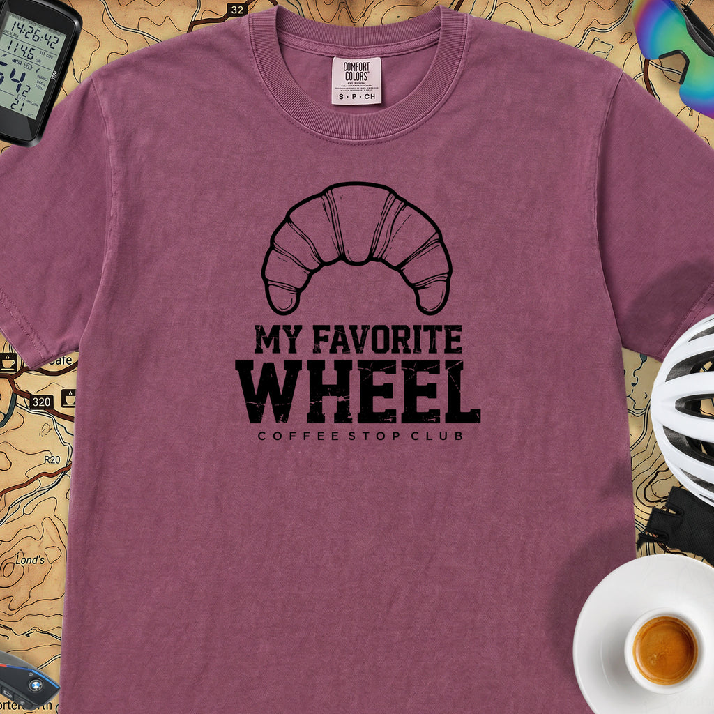 Favorite Wheel T-Shirt — Berry