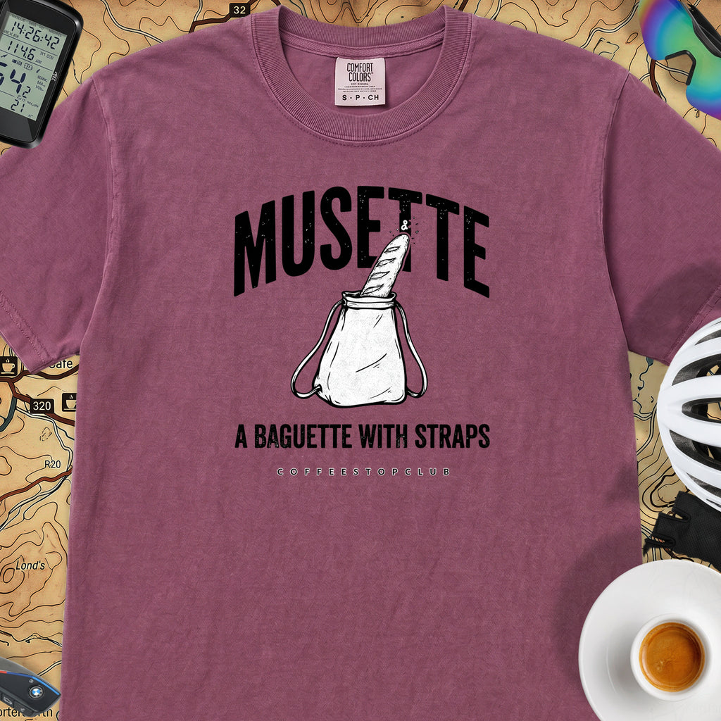 Mussette Bag Baguette T-Shirt — Berry