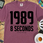 1989 in 8 Seconds T-Shirt — Berry