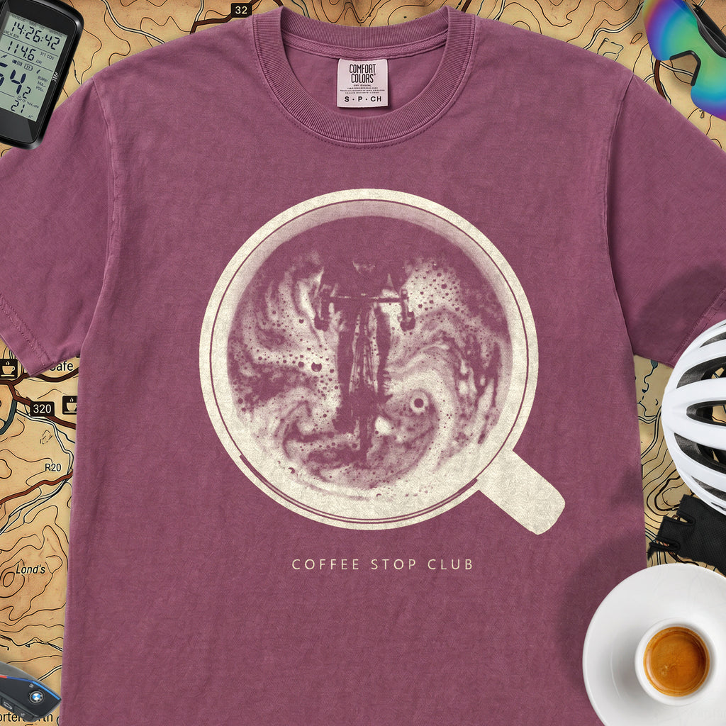 Crema de la Crema Cycling T-Shirt — Berry