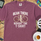 Bean There Cycling T-Shirt — Berry