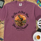 Cyclist Get Dropped T‑Shirt — Berry