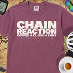 Chain Reaction T‑Shirt — Berry