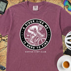 BigFoot Cyclist T‑Shirt — Berry