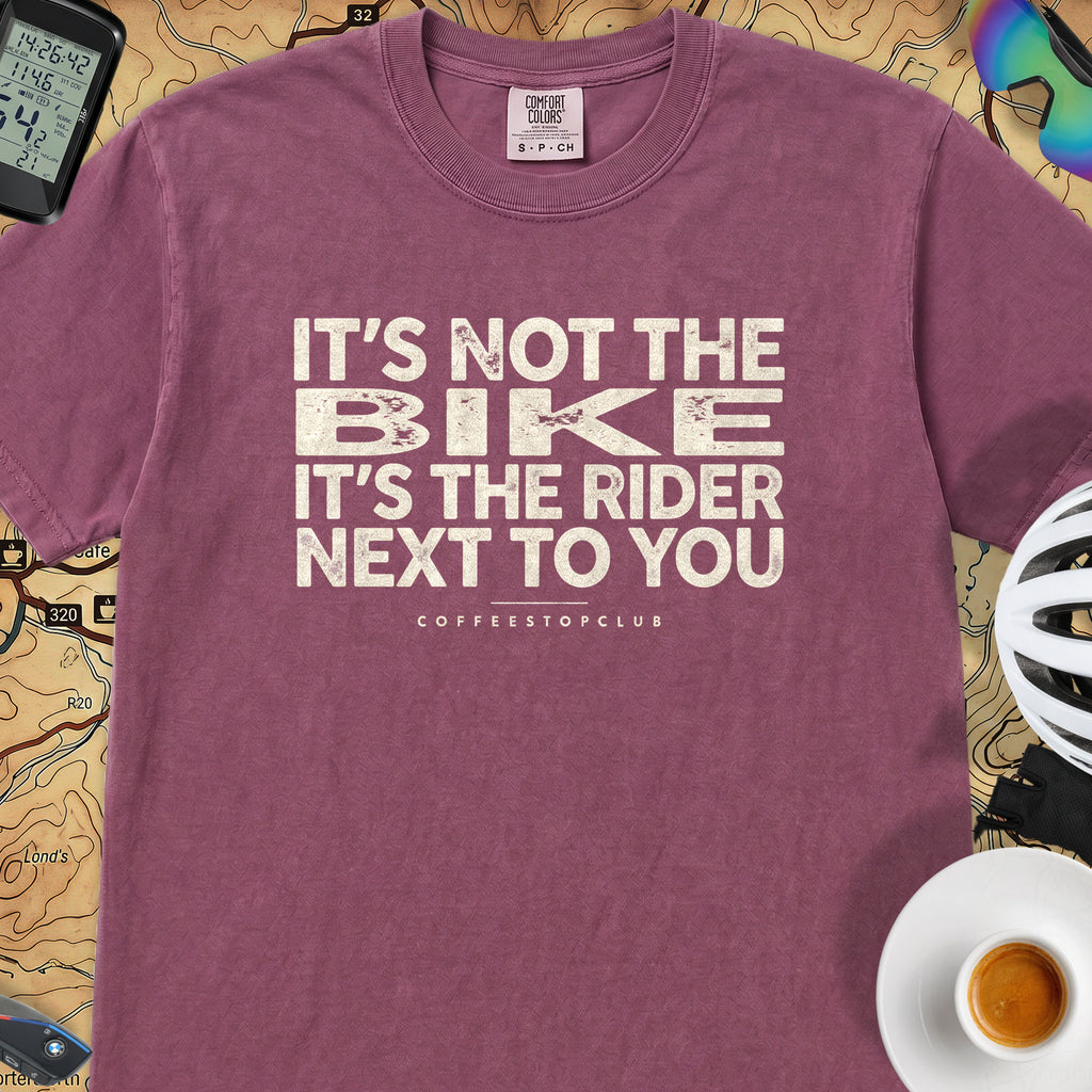 It's Not The Bike T‑Shirt — Berry