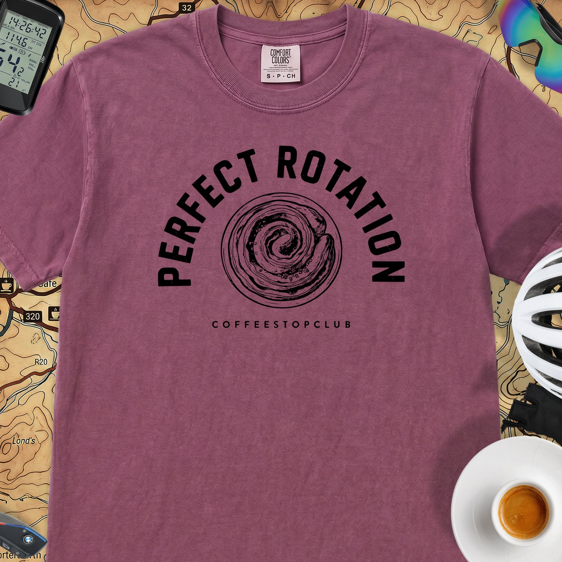 Perfect Rotation Cycling T-Shirt — Berry