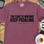 The Cake is Waiting T‑Shirt — Berry