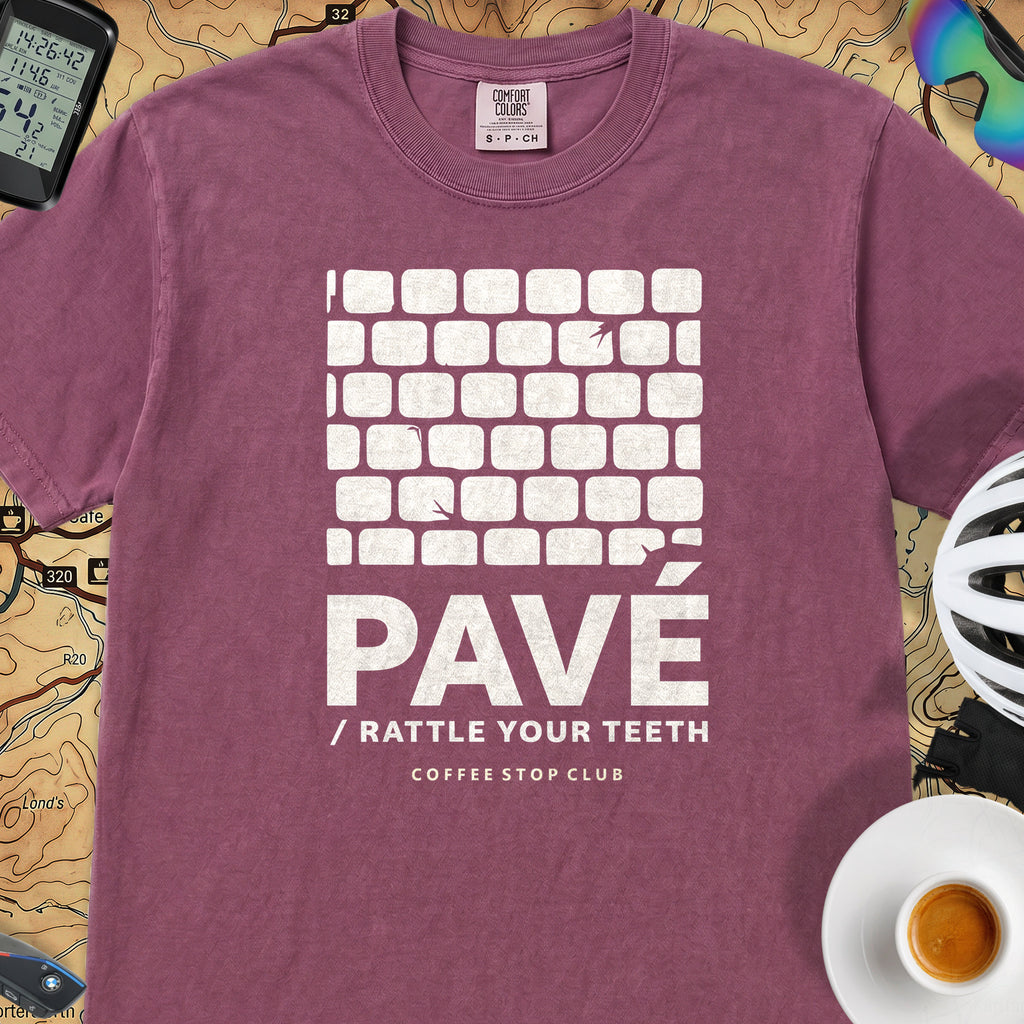 Pavé Tour T‑Shirt — Berry