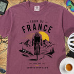 Tour de France CSC T-Shirt — Berry