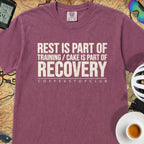 Rest is Recovery T‑Shirt — Berry