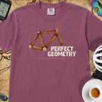 Perfect Geometry T‑Shirt — Berry