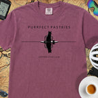 Cat Reflection Cycling T-Shirt — Berry