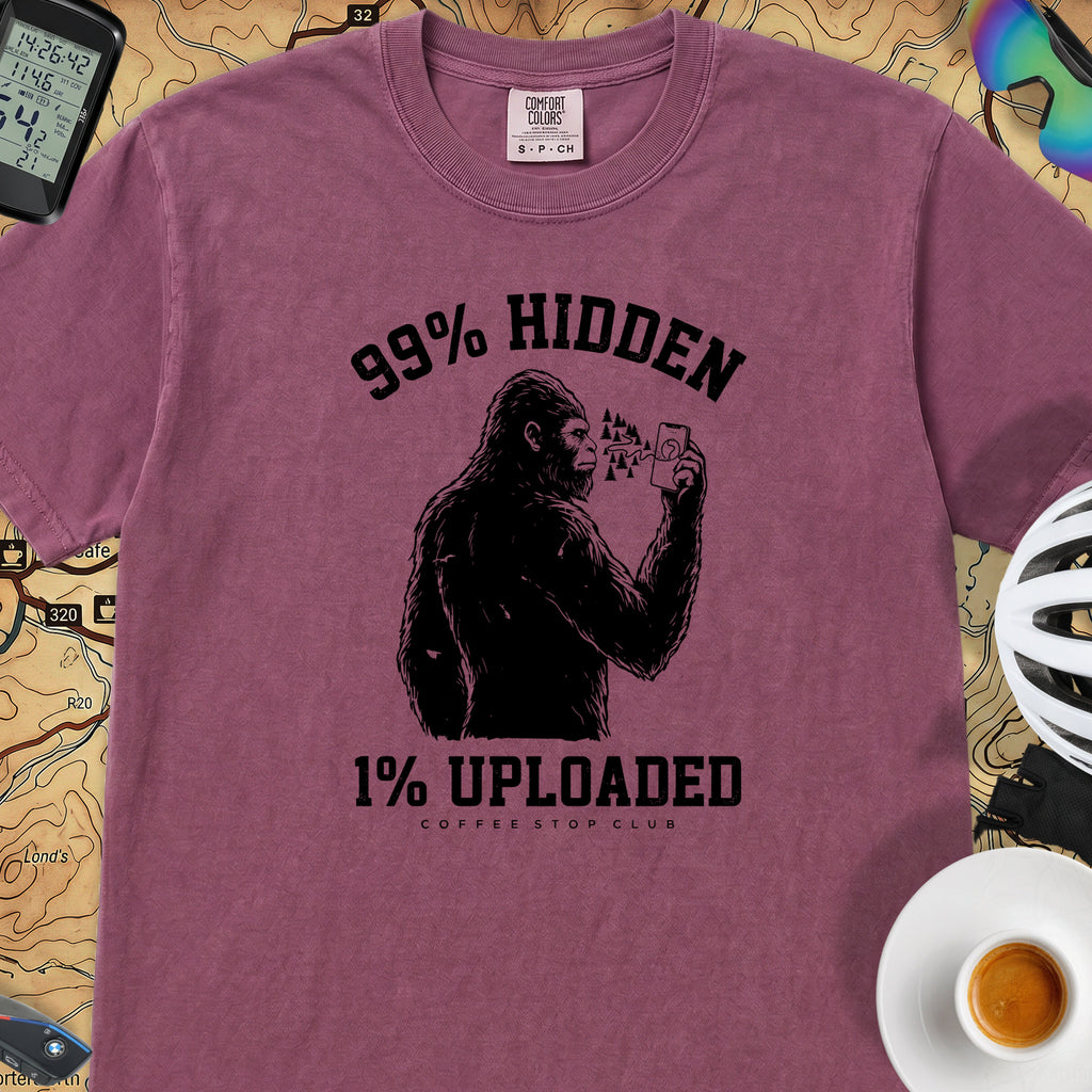 Sasquatch Hidden Cycling T-Shirt — Berry
