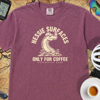 Nessie Surfaces Cycling T-Shirt — Berry