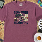 Permanent Headwind T-Shirt — Berry