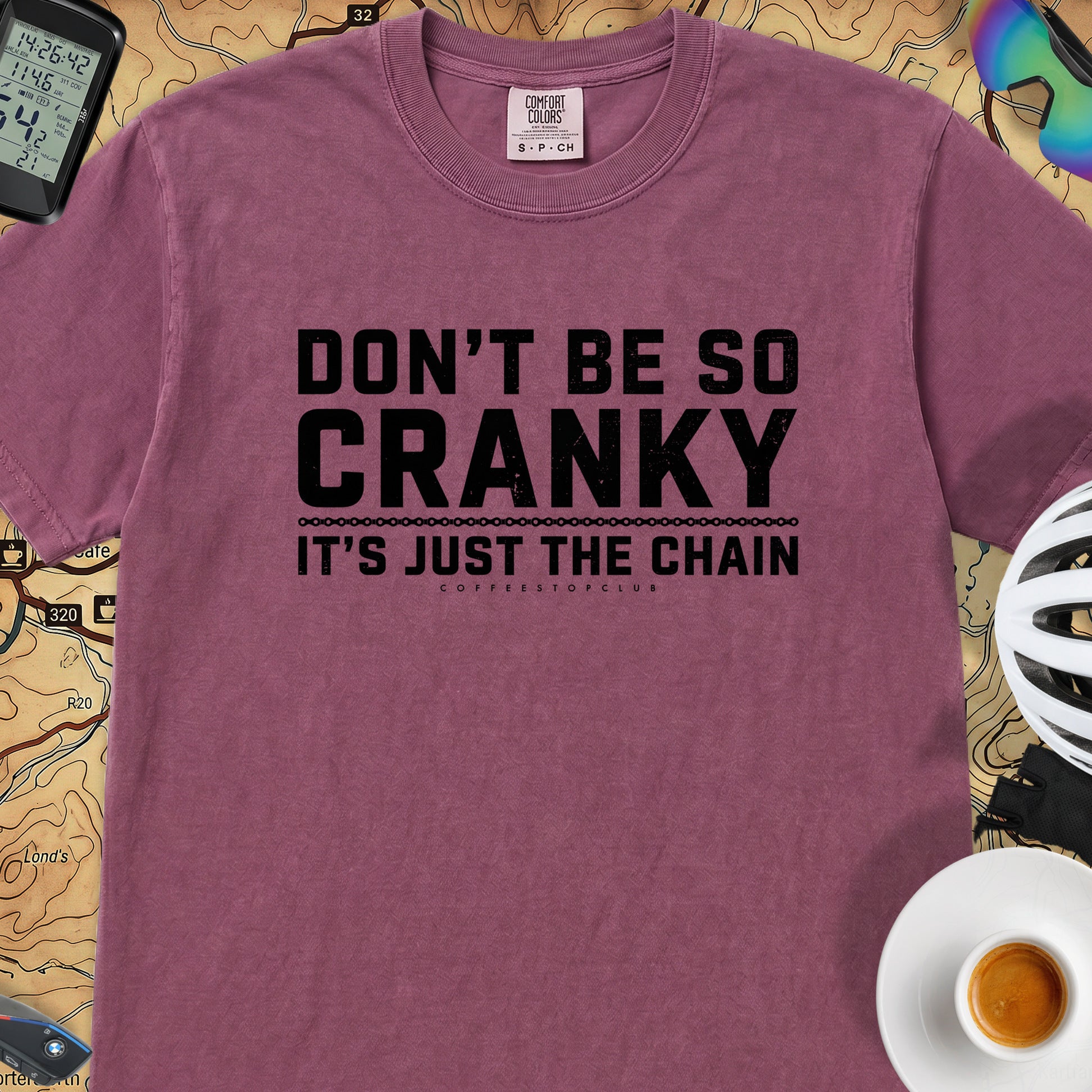 Don't Be So Cranky T‑Shirt — Berry