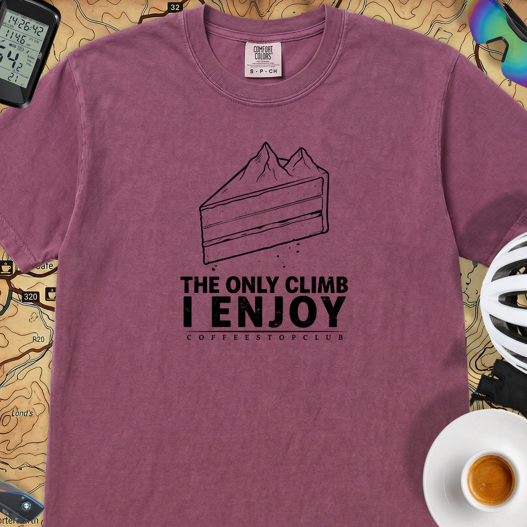 Only Climb Cycling T-Shirt — Berry