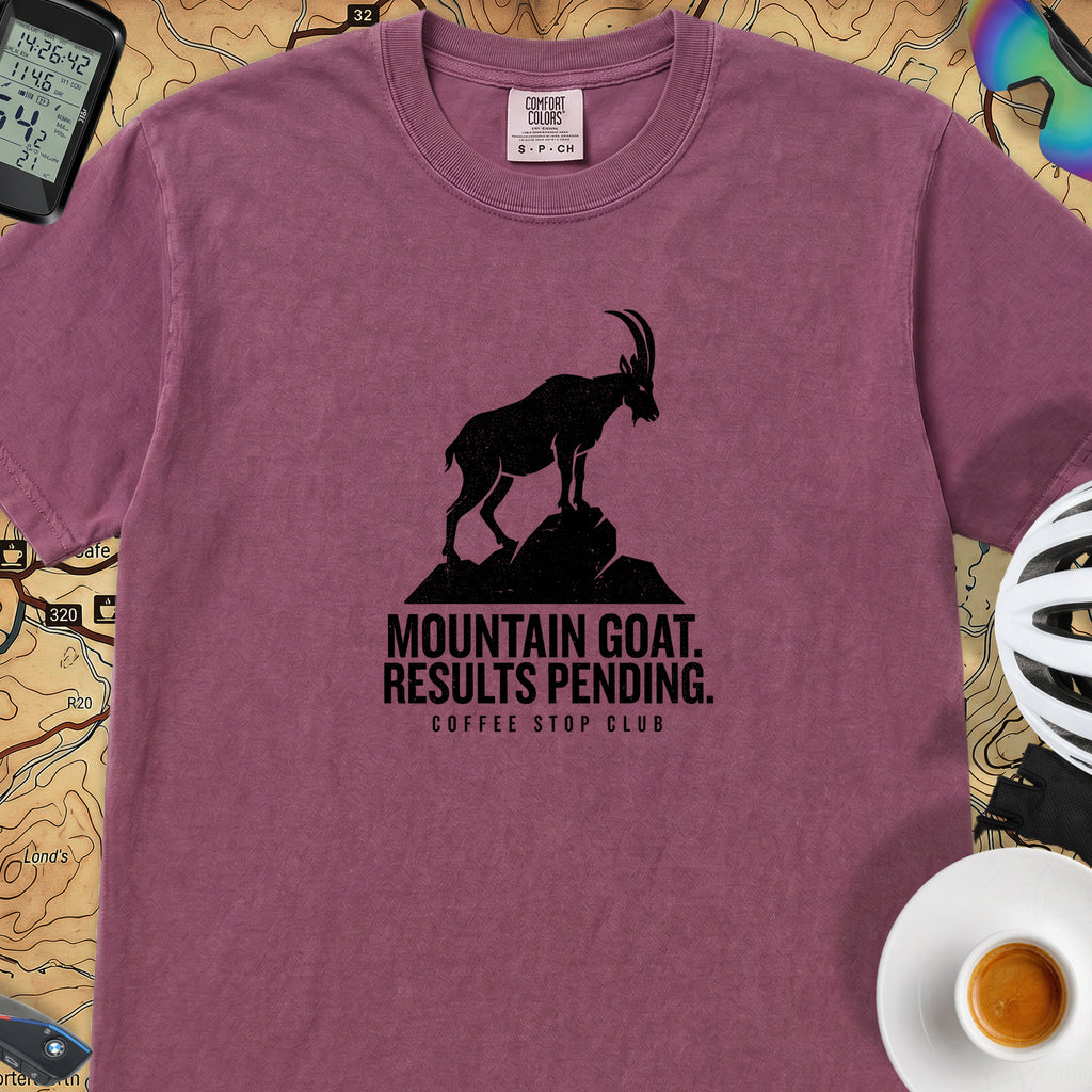 Mountain Goat Cycling T-Shirt — Berry