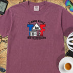 1km to the Croissants TdF Cycling T-Shirt — Berry