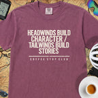 Headwinds Build Character T‑Shirt — Berry
