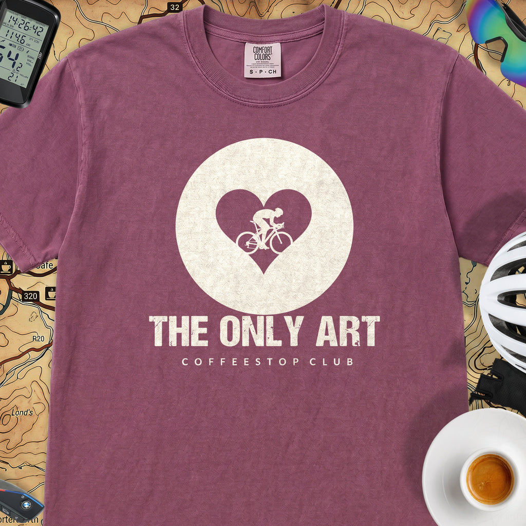 The Only Art Cycling T-Shirt — Berry