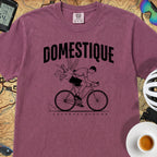 Domestique Delivery Cyclist T-Shirt — Berry