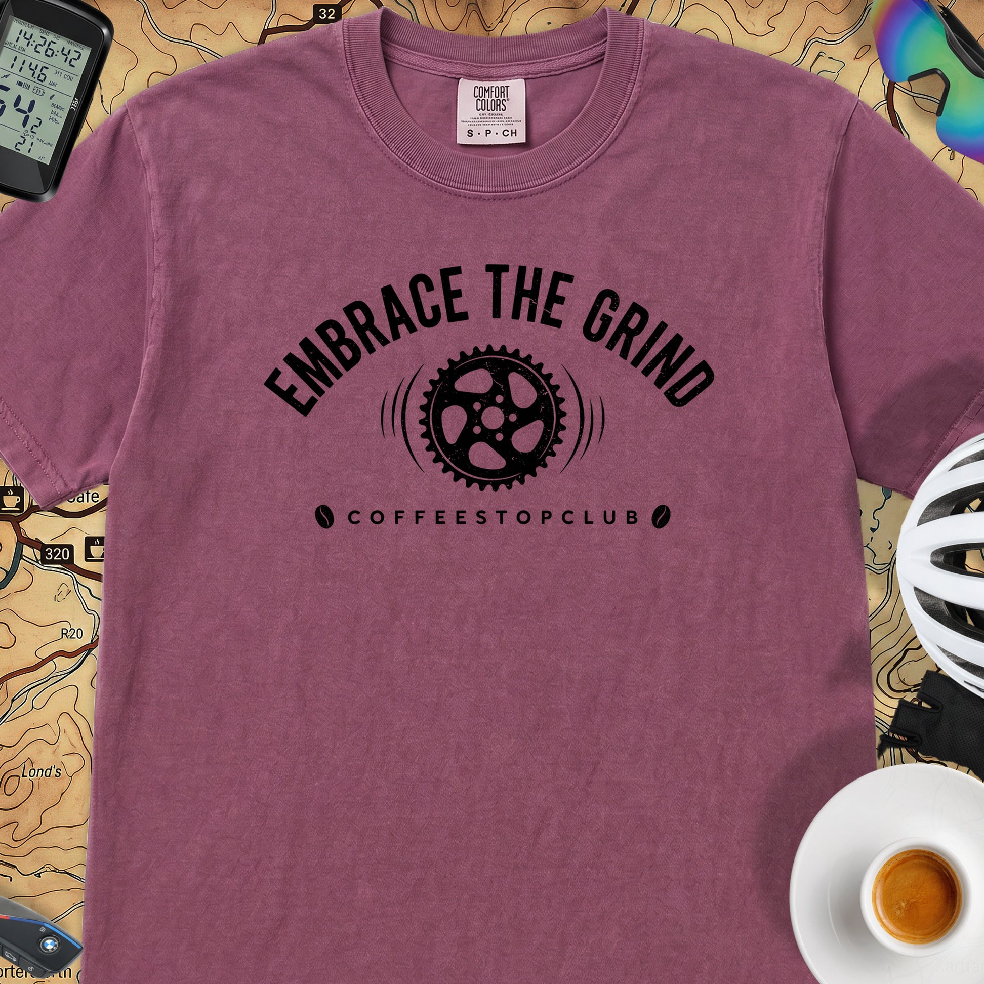 Embrace the Grind T-Shirt — Berry