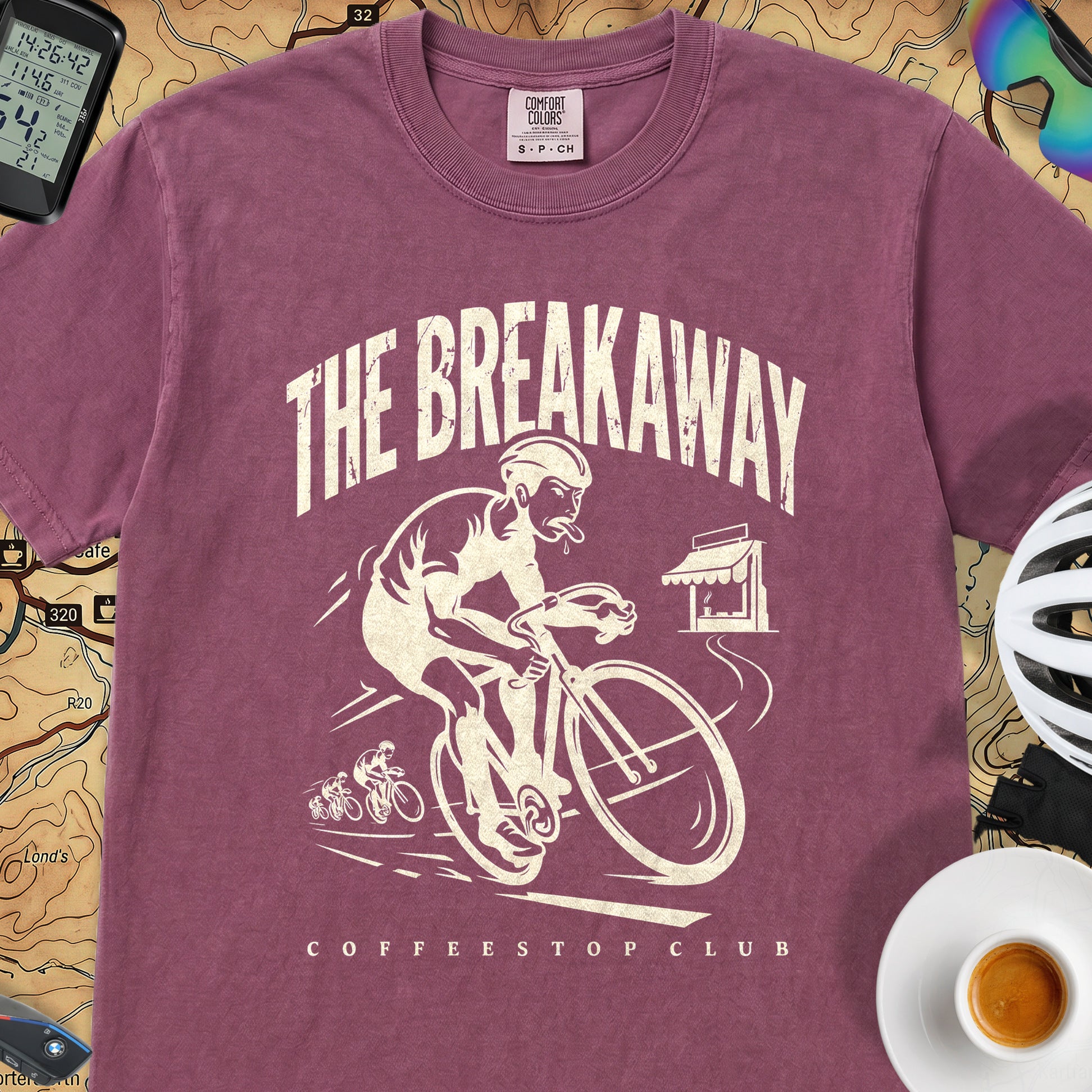 The Breakaway Cycling T-Shirt — Berry
