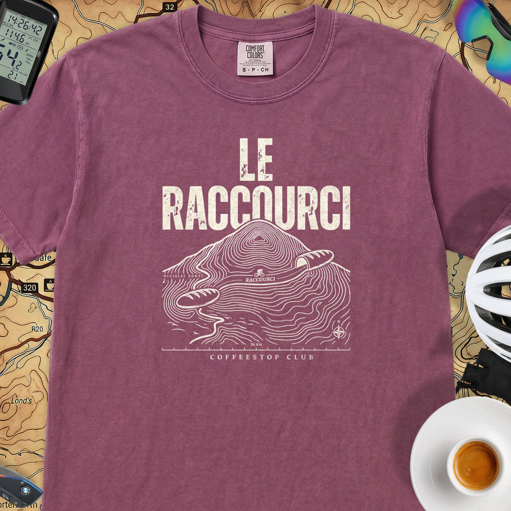 Le Raccourci TdF Cycling T-Shirt — Berry