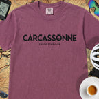 Carcassonne Cycle Tour T-Shirt — Berry