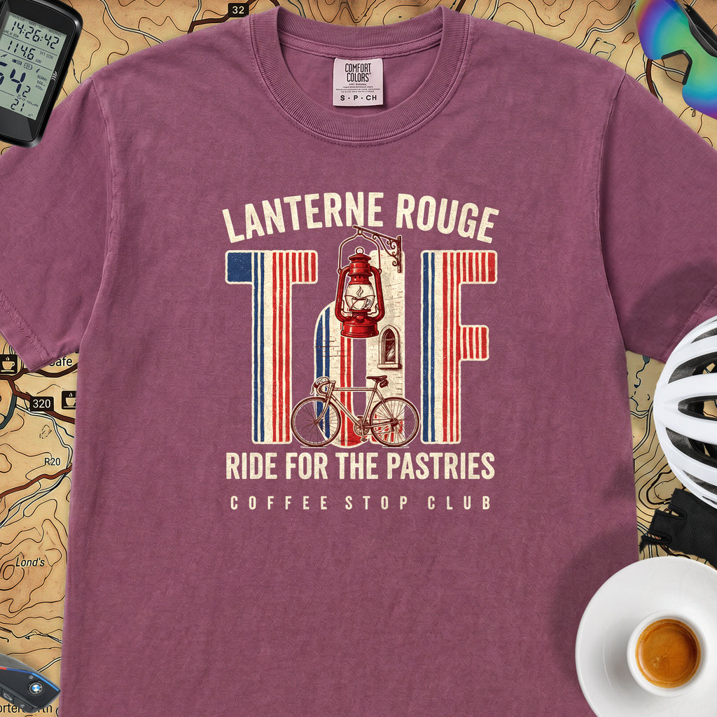 Lanterne Rouge II TdF Cycling T-Shirt — Berry