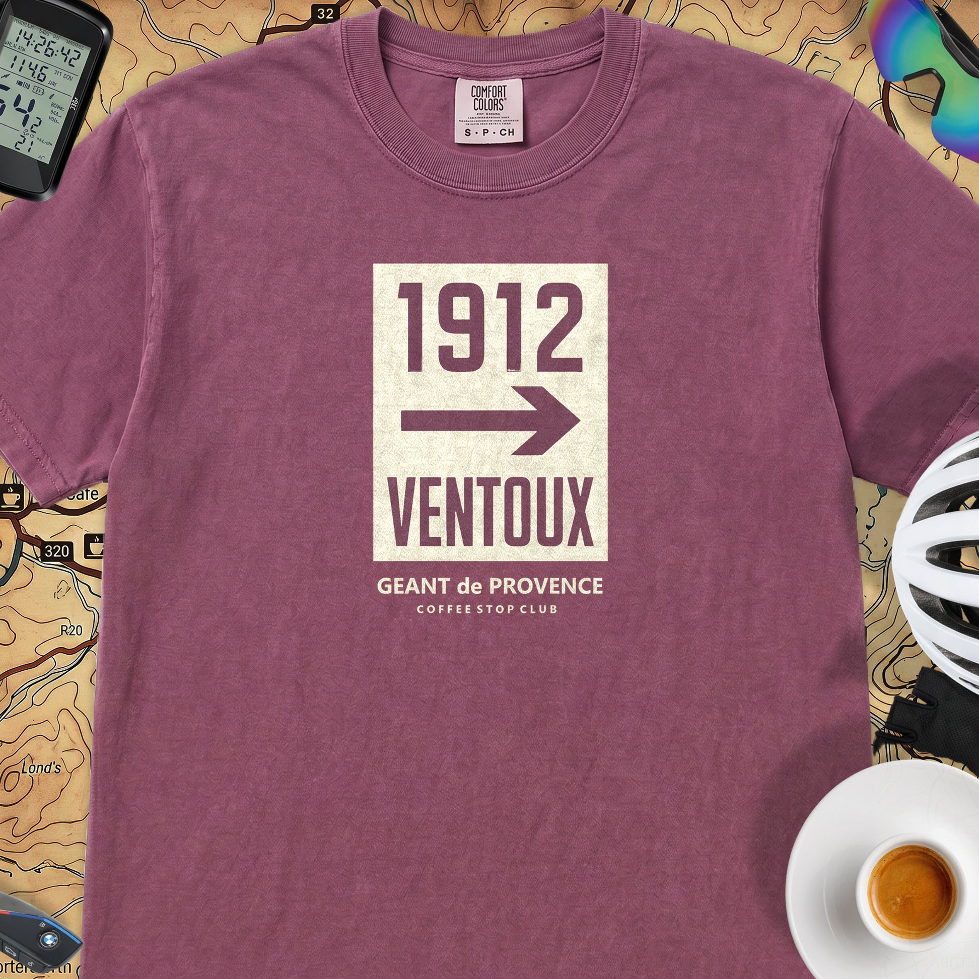 Ventoux 1912 T‑Shirt — Berry