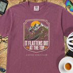It Flattens Out Cycling T-Shirt — Berry