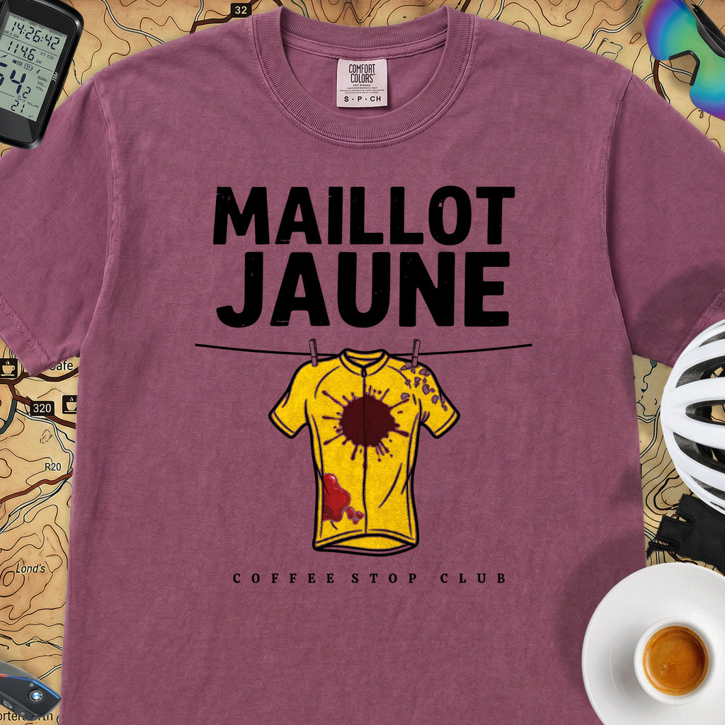 Yellow Jersey TdF Cyclist T-Shirt — Berry