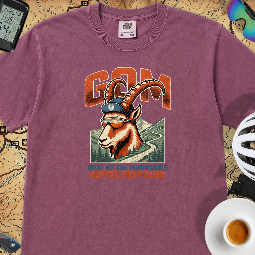 G.O.A.T.M Cycling T-Shirt — Berry
