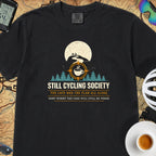 Still Cycling Society T-Shirt — Black