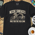 Nessie Surfaces Cycling T-Shirt — Black