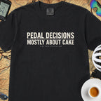 Pedal Decisicions Cycling T-Shirt — Black