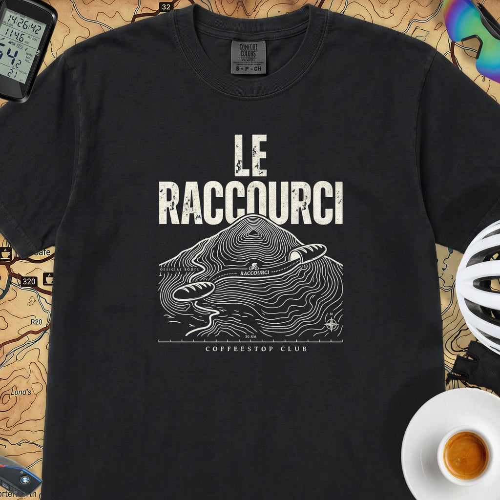 Le Raccourci TdF Cycling T-Shirt — Black