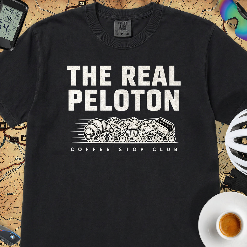 The Real Peloton Cycling T-Shirt — Black