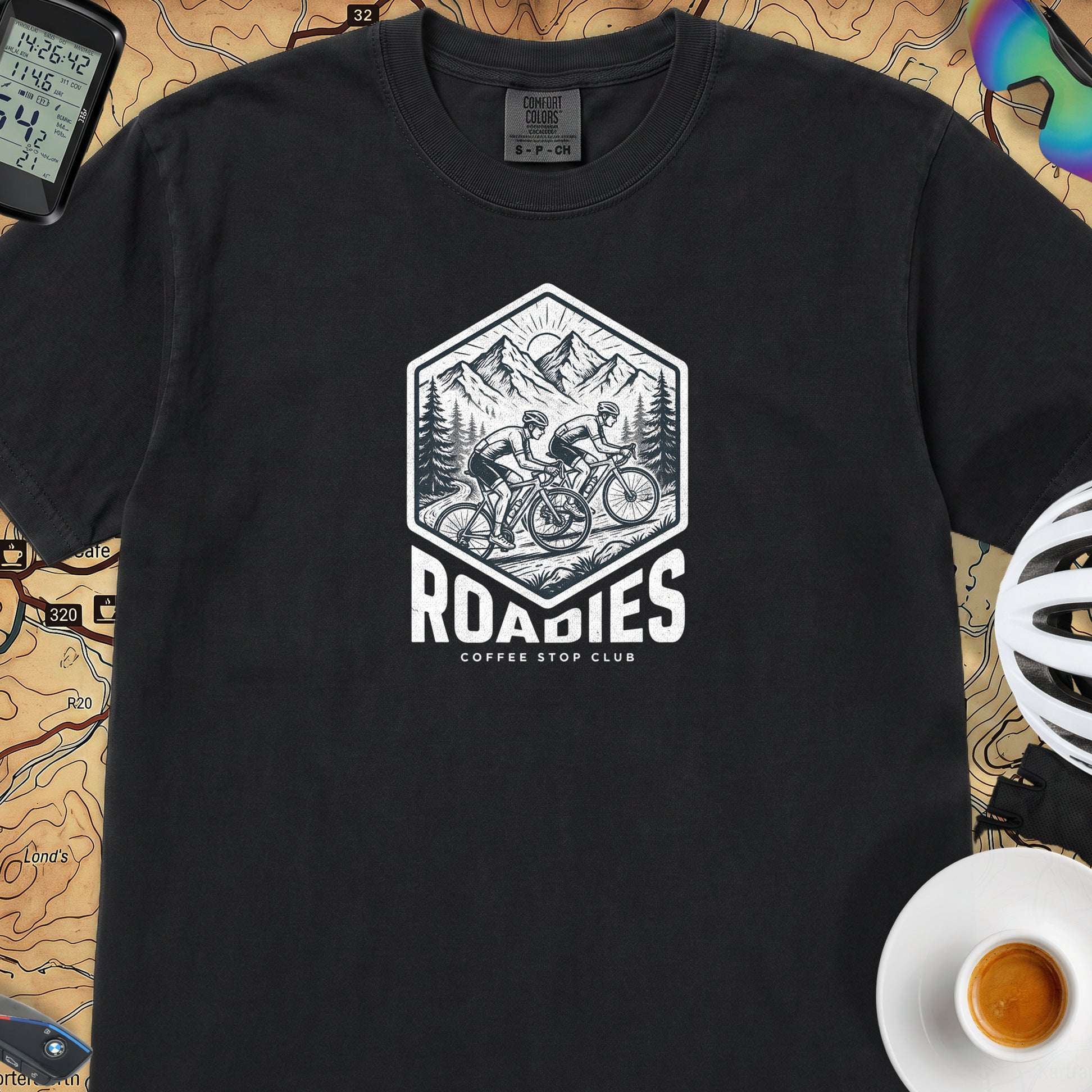 Roadies Vintage Society T-Shirt — Black