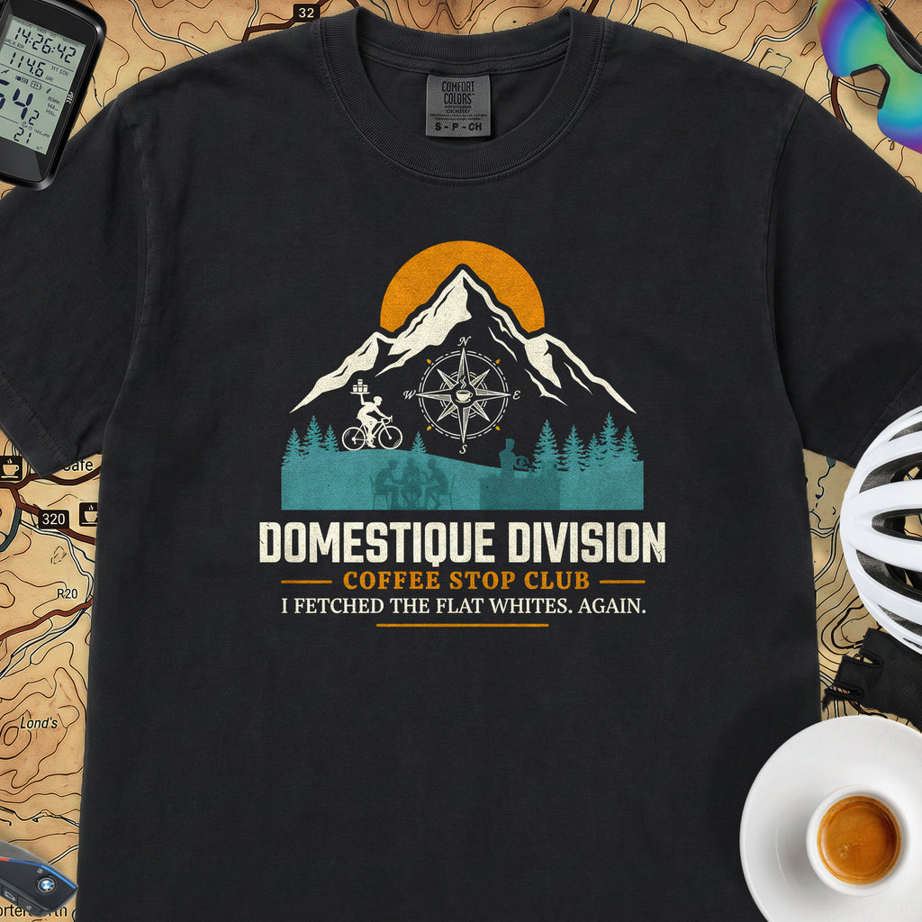Domestique Division Cyclist T-Shirt — Black