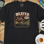 Beater Bike Comic T‑Shirt — Black