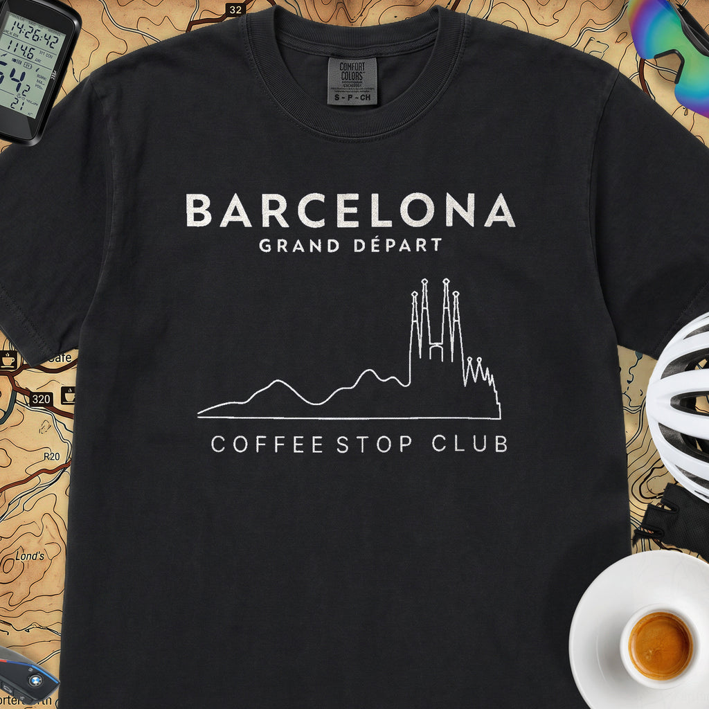 Barcelona Grand Depart T‑Shirt — Black