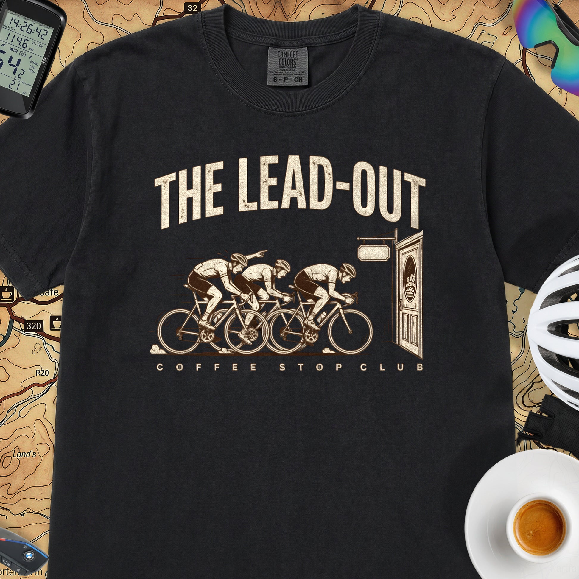 The Lead Out Cycling T-Shirt — Black