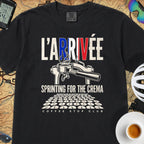 L'Arrivée TdF Cycling T-Shirt — Black