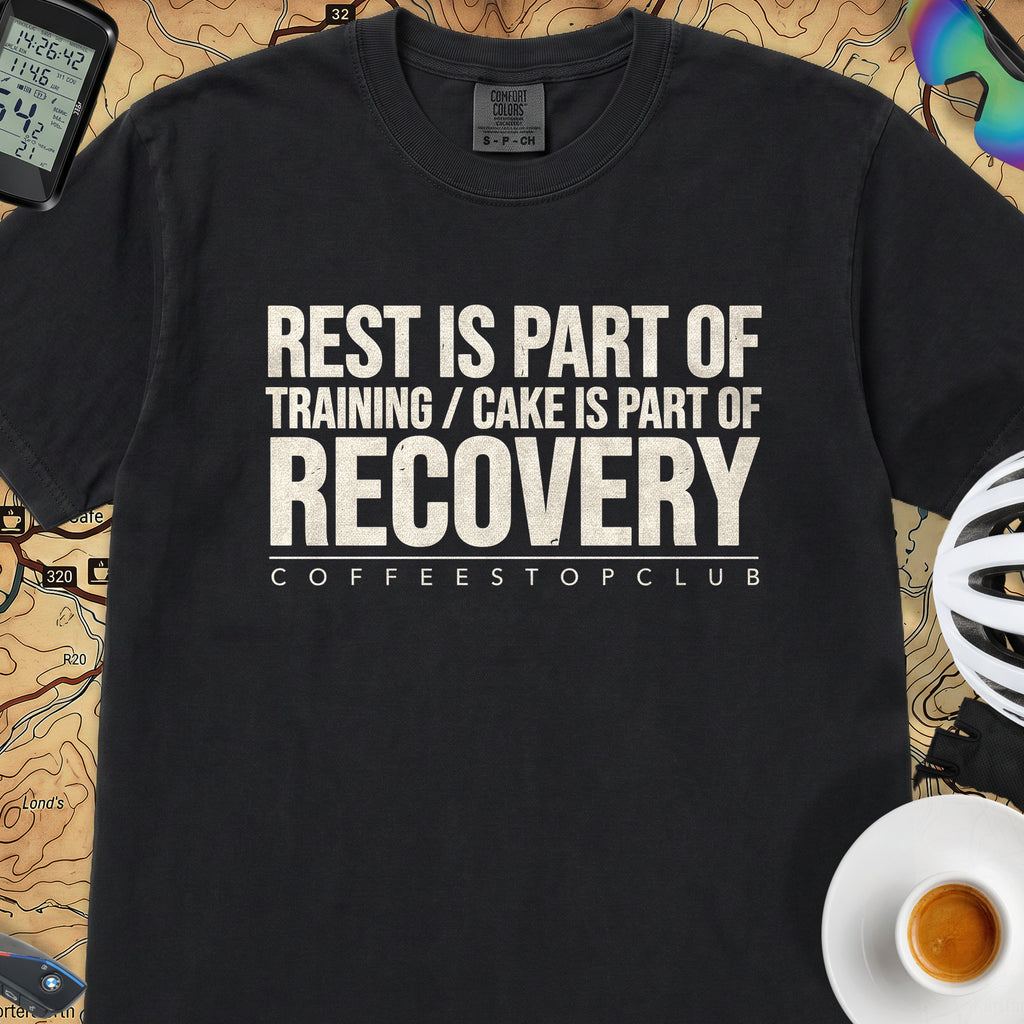 Rest is Recovery T‑Shirt — Black