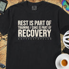 Rest is Recovery T‑Shirt — Black
